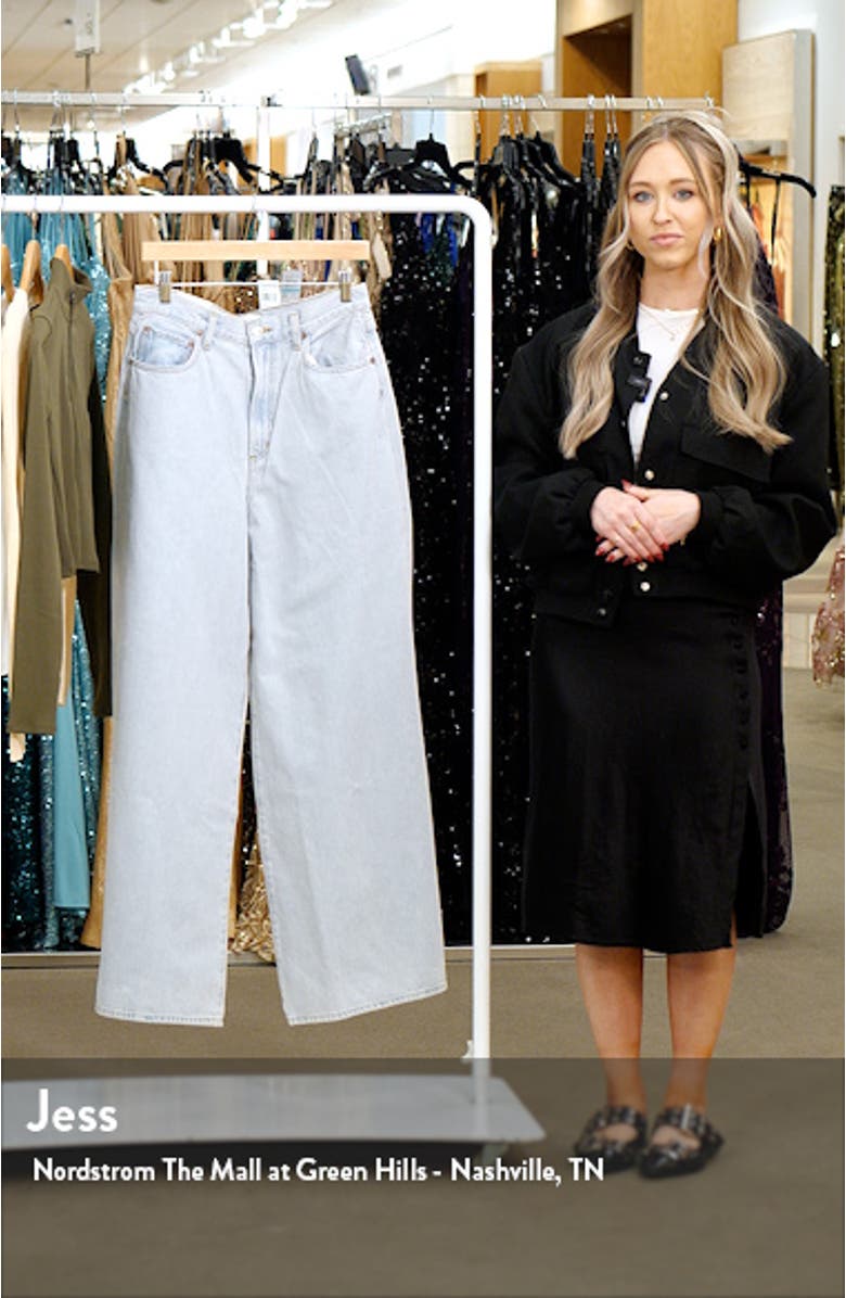 Nolan High Waist Wide Leg Jeans, sales video thumbnail