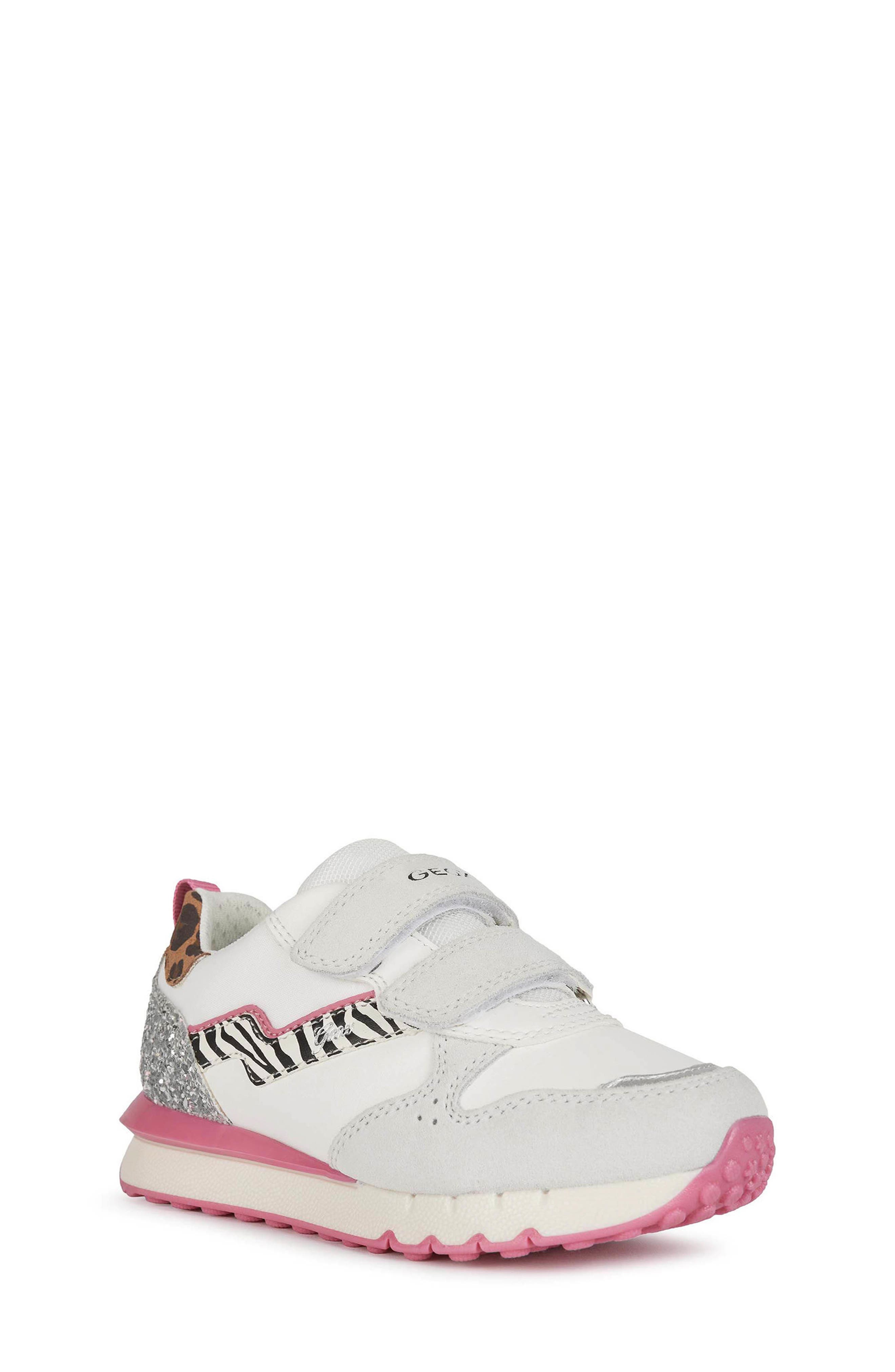Kids' Fastics Sneaker, Main, color, WHITE/ FUCHSIA