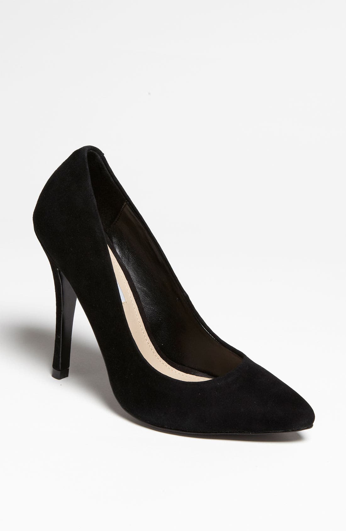 'Intrude' Pump, Main, color, BLACK SUEDE