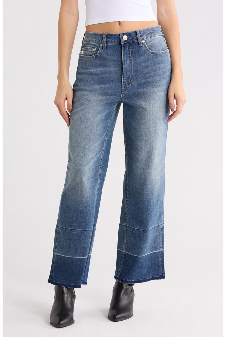 High Waist Released Hem Jeans, Main, color, FELTON
