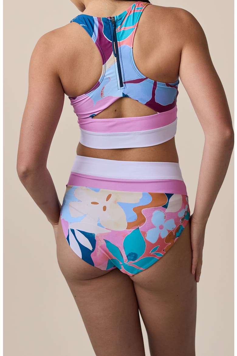 Colorblock Swim Bottom, Alternate, color, Sherbet