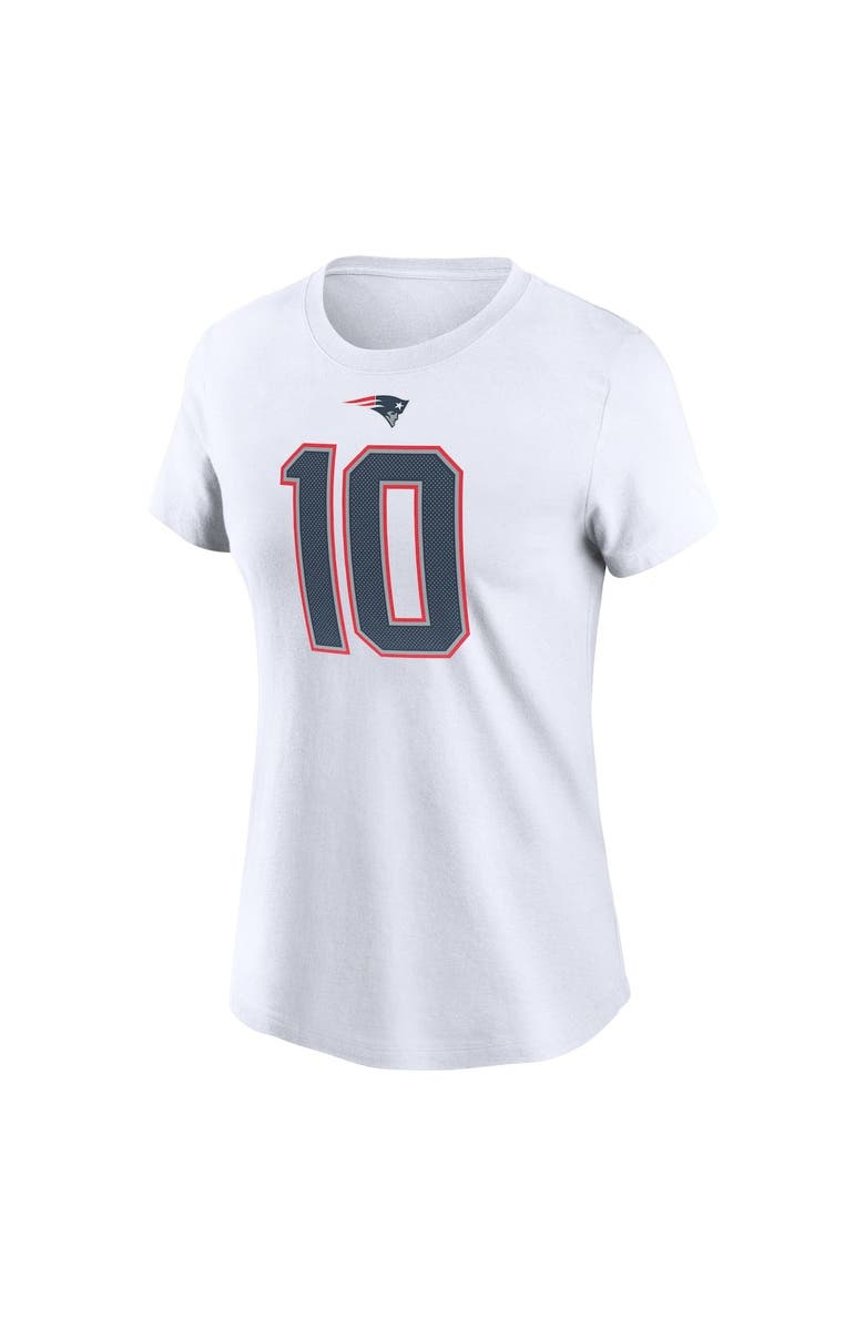 Nike Women's Nike Mac Jones White New England Patriots Player Name & Number T-Shirt, Alternate, color, 