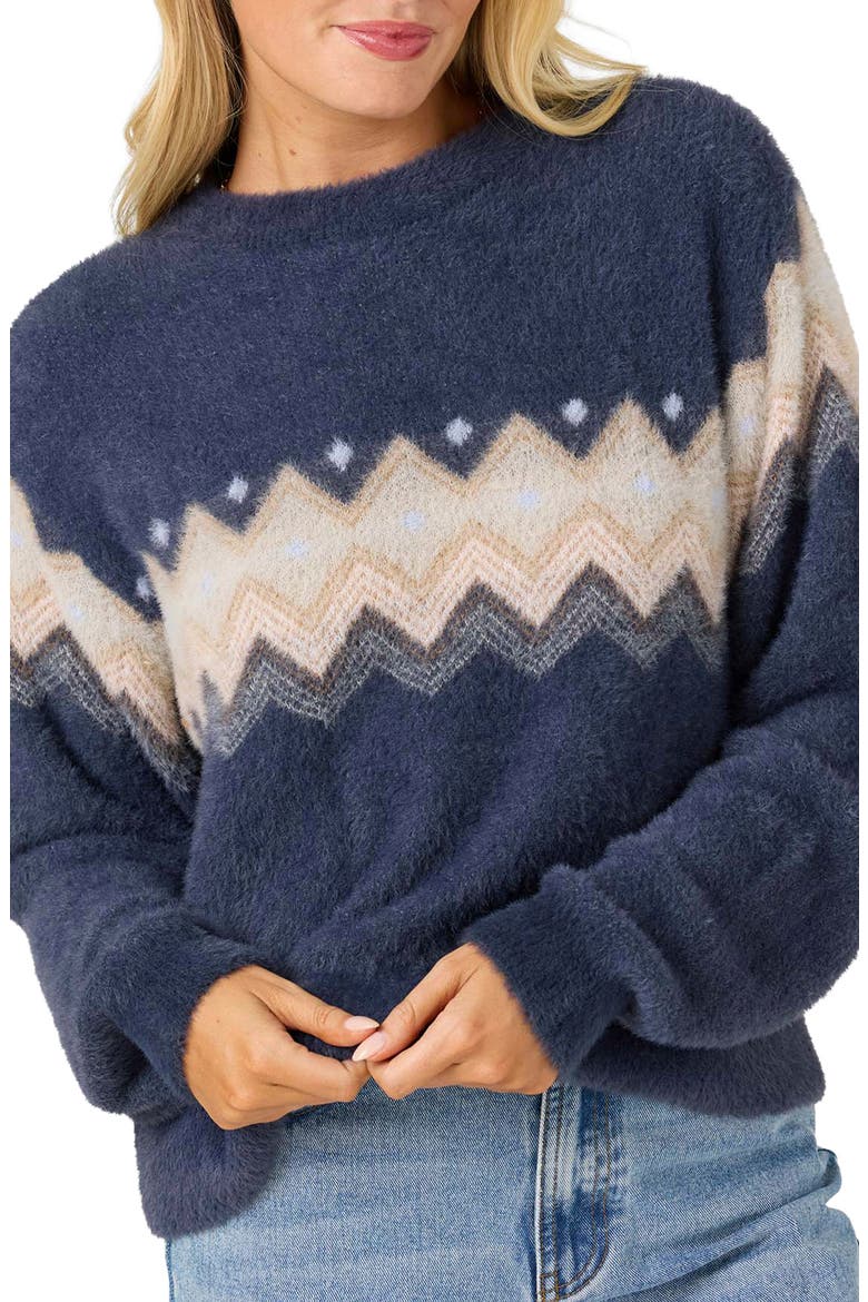 Kieren Crewneck Sweater, Alternate, color, NAVY