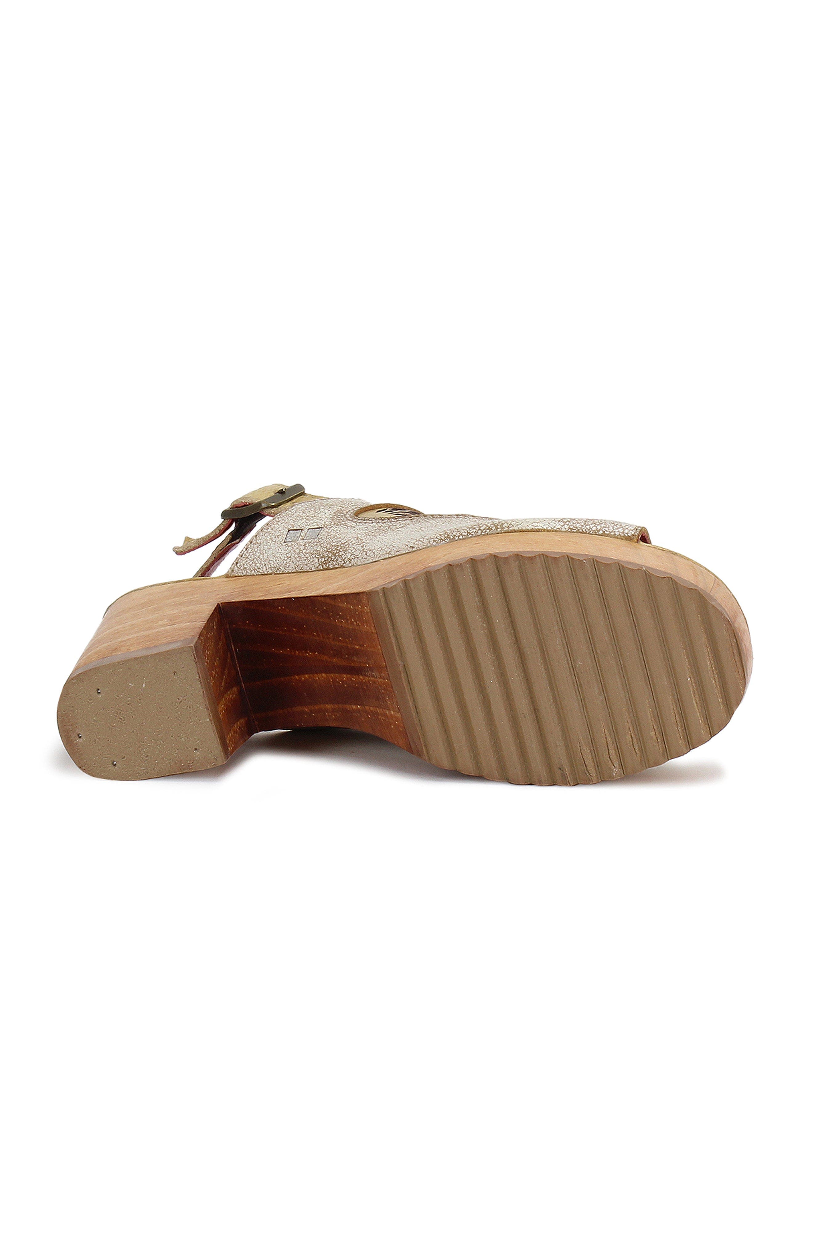 Bed Stu Jinkie Wood Heel, Alternate, color, Nectar Lux Cashew Rustic