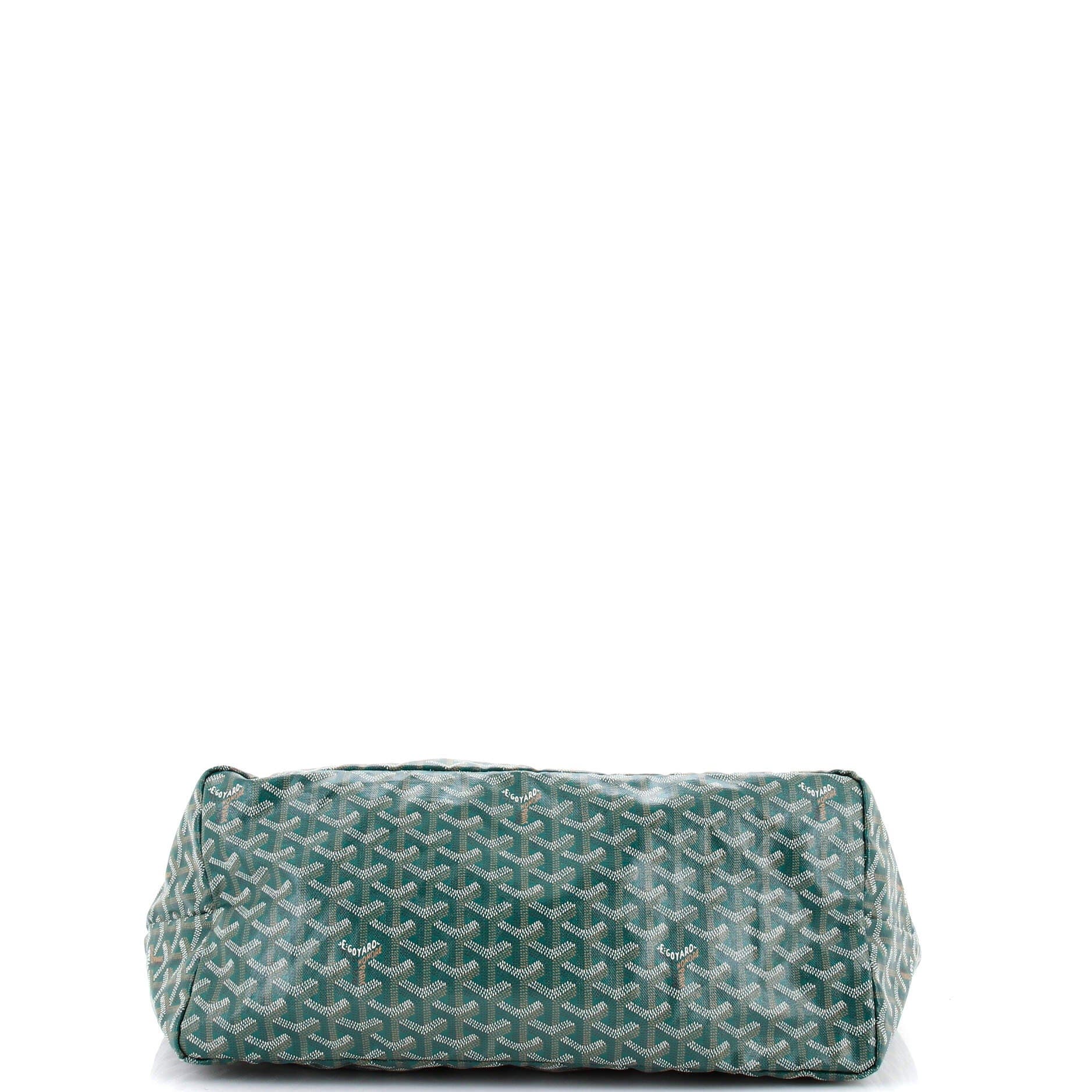 Pre-Owned Goyard Saint Louis Tote Coated Canvas GM, Alternate, color, Green