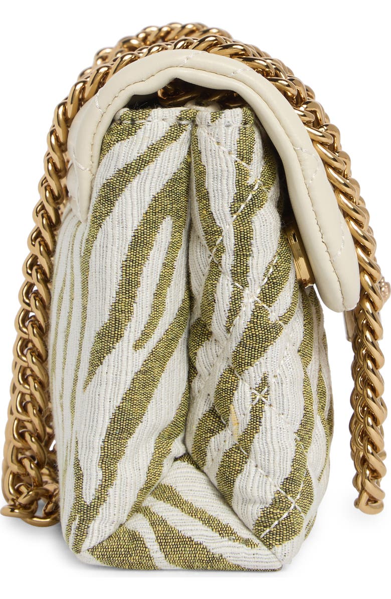Kurt Geiger London Mini Brixton Mixed Media Crossbody Bag, Alternate, color, Open Green