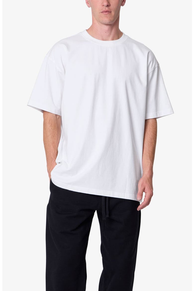 Heavy Basic Boxy Cotton T-Shirt, Alternate, color, WHITE