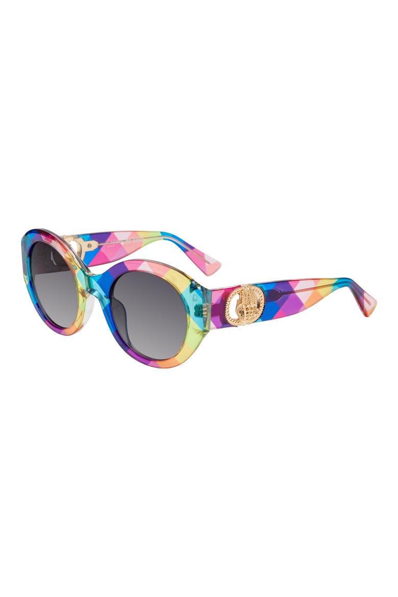 51mm Sunglasses, Alternate, color, PATTERN MULTICOLOR/ DARK GREY