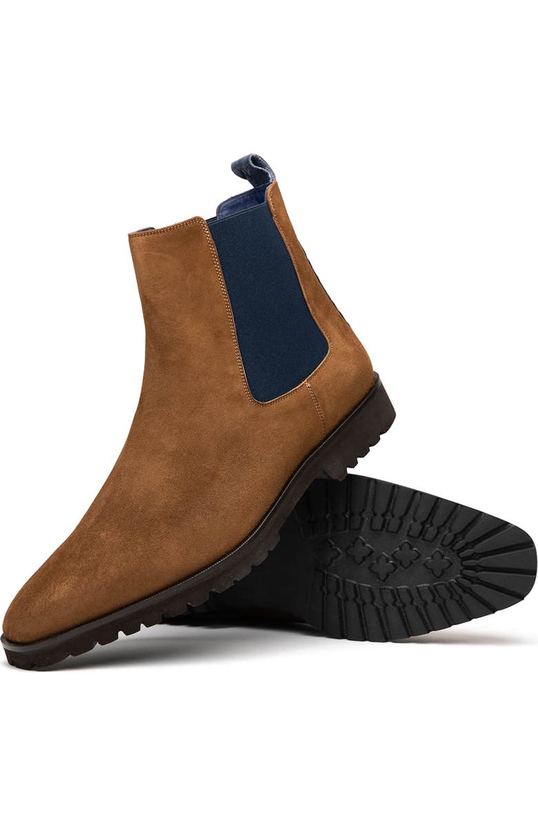 Zelli Italia Gianna Chelsea Boot, Alternate, color, Cognac