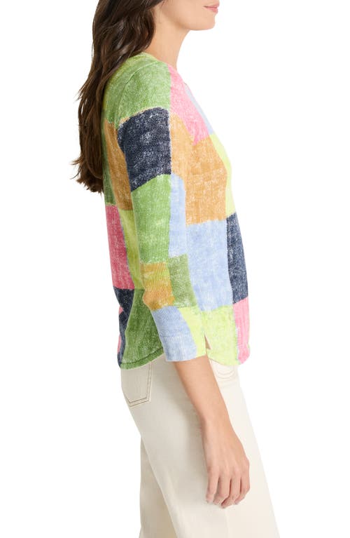 NIC + ZOE NIC+ZOE COLORFIELD SWEATER