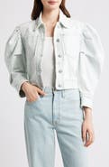 FARM Rio Stitch Detail Denim Jacket