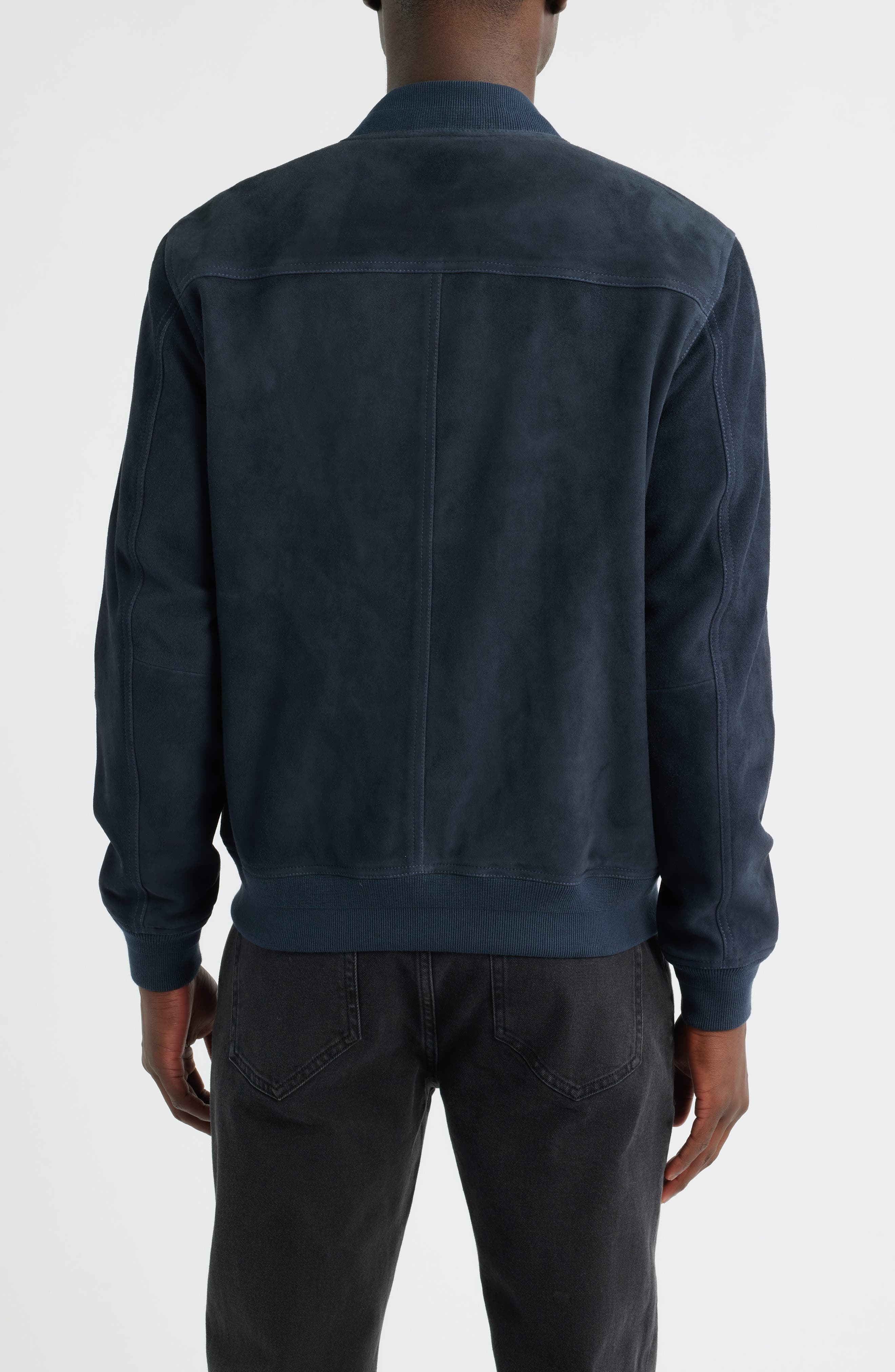 Suede Bomber Jacket - image 2