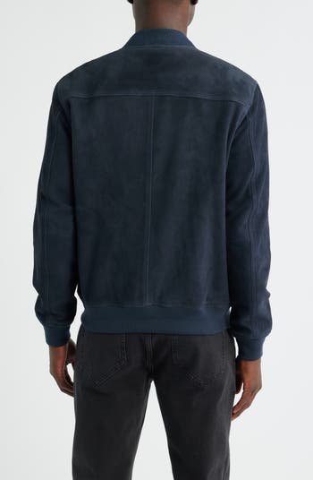 Suede Bomber Jacket