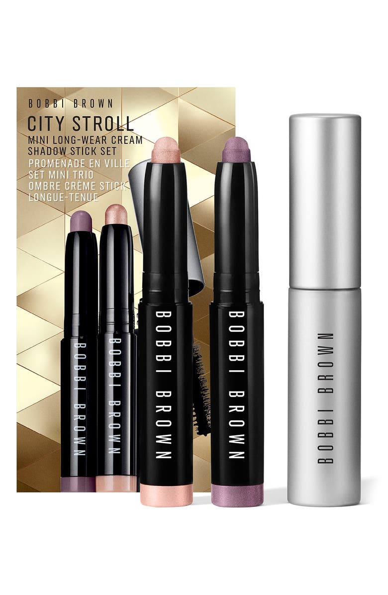 Bobbi Brown Mini Long-Wear Waterproof Cream Eyeshadow Stick Set $49 Value, Main, color,