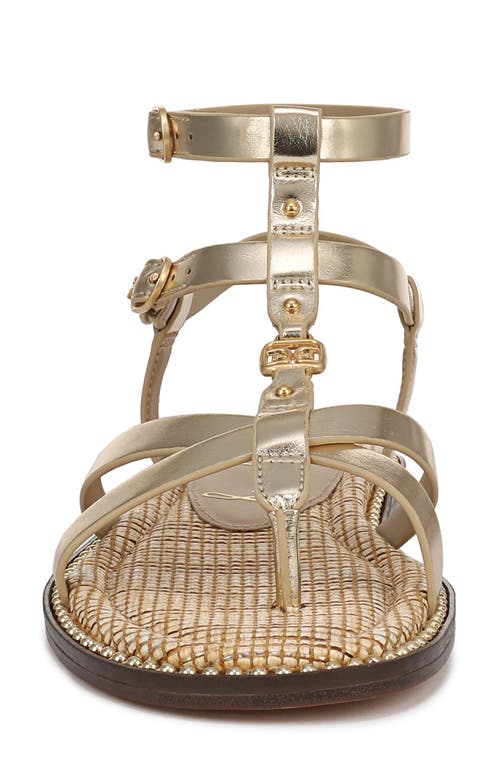 Sam Edelman Talya Sandal In Amber Gold