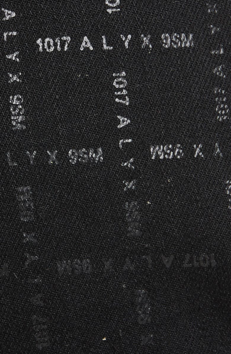 1017 ALYX 9SM Logo Print High Waist Skinny Jeans, Alternate, color,