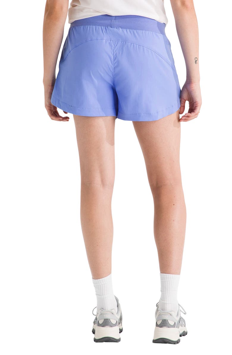 The North Face Aphrodite Arise Performance Shorts, Alternate, color, Periwinkle Glow