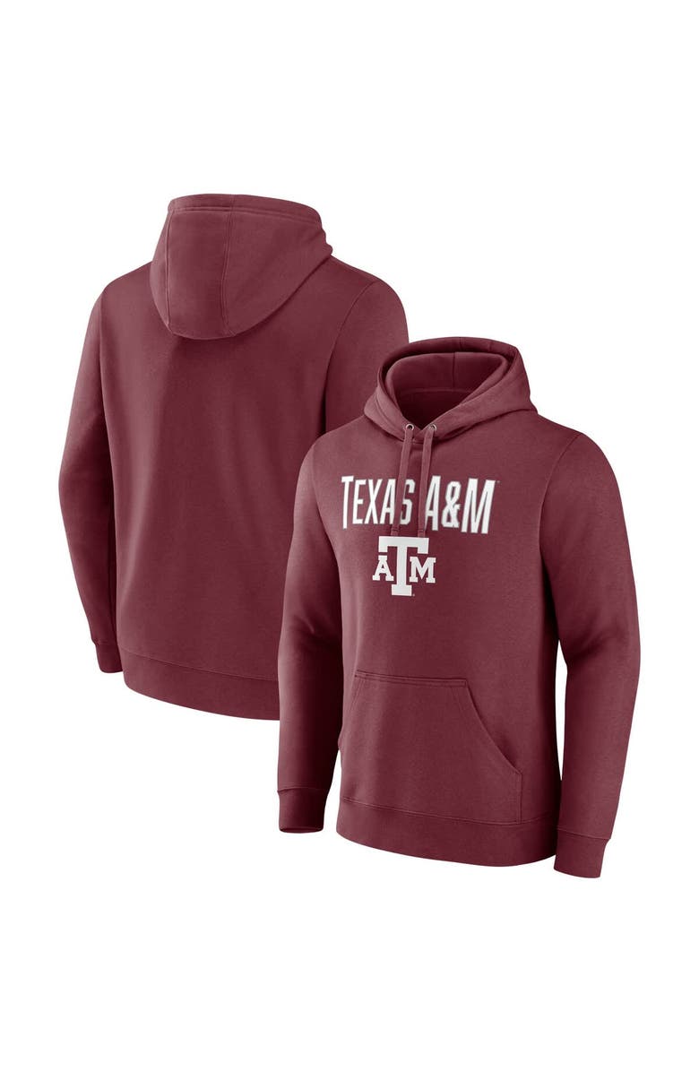 FANATICS Men's Fanatics Maroon Texas A&M Aggies Team Lockup Pullover Hoodie, Alternate, color, Maroon