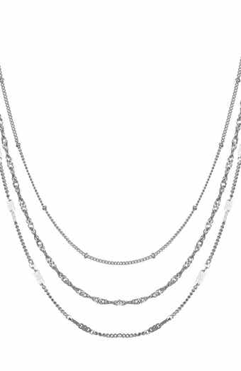 Adornia Set of 3 Assorted Chain Necklaces