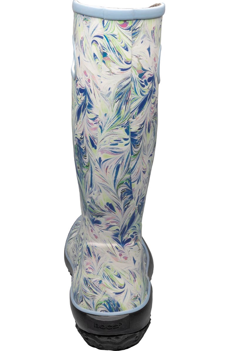 Bogs Marble Print Waterproof Rain Boot, Alternate, color,