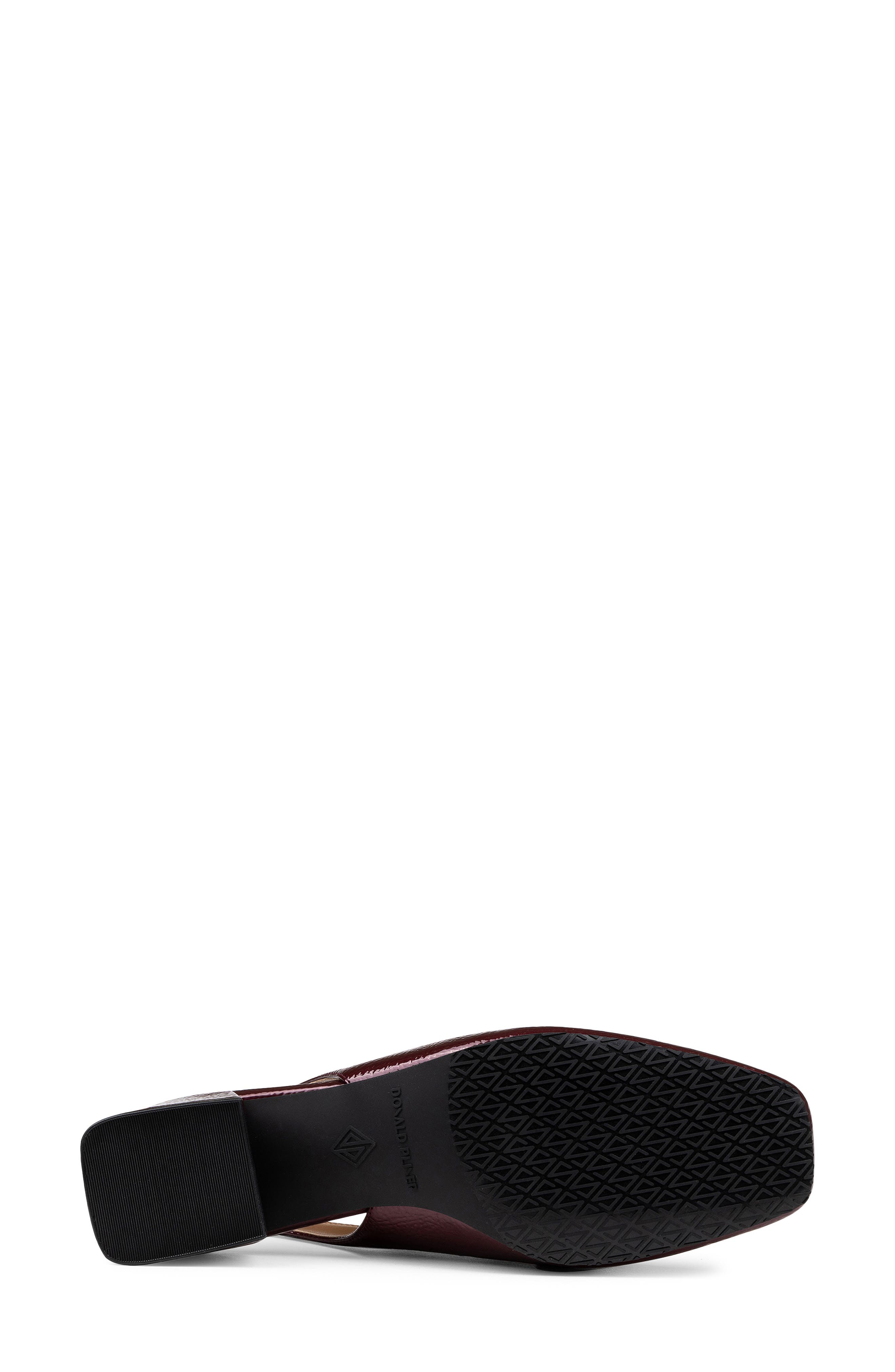 Slingback Chain Loafer Pump, Alternate, color, CRANBERRY