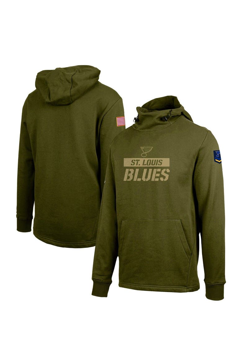 Men's Levelwear Green St. Louis Blues Delta Shift Pullover Hoodie, Main, color, Green