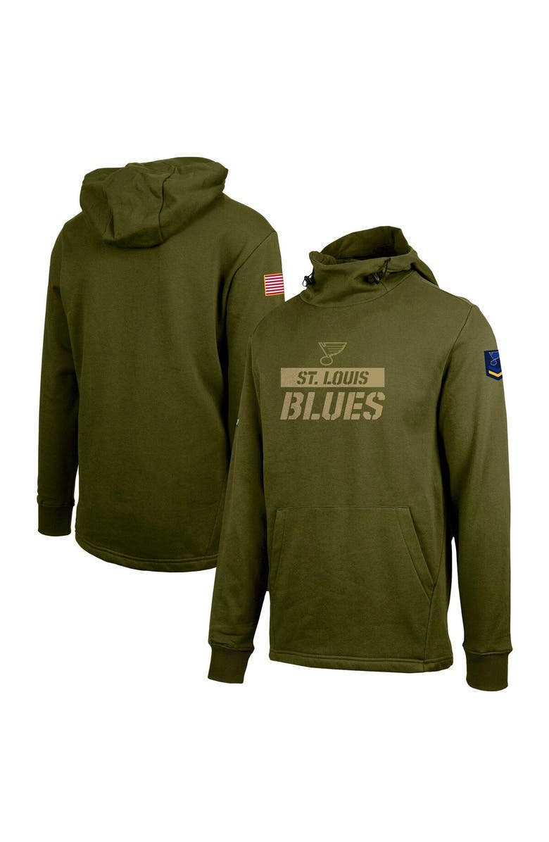 LEVELWEAR Men's Levelwear Green St. Louis Blues Delta Shift Pullover Hoodie, Main, color, 