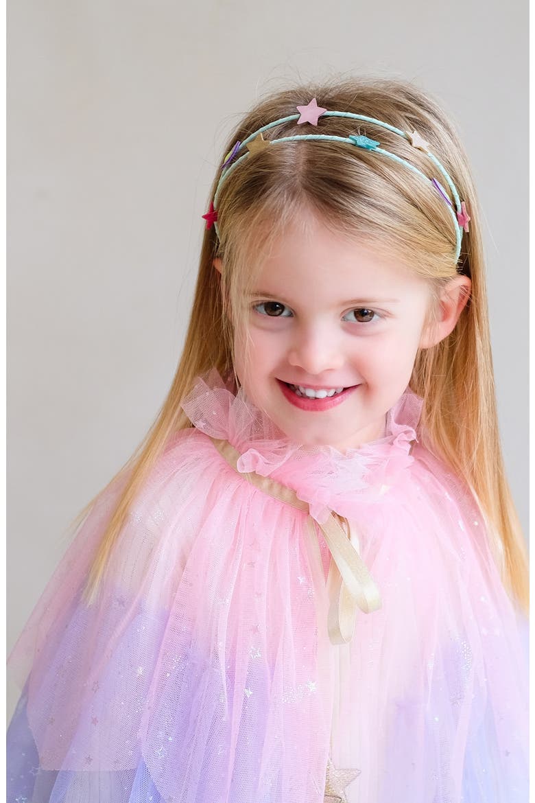 Kids' Alice Rainbow & Star Headband, Alternate, color, PINK