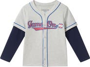 Andy & Evan Kids' Game On Baseball Jersey