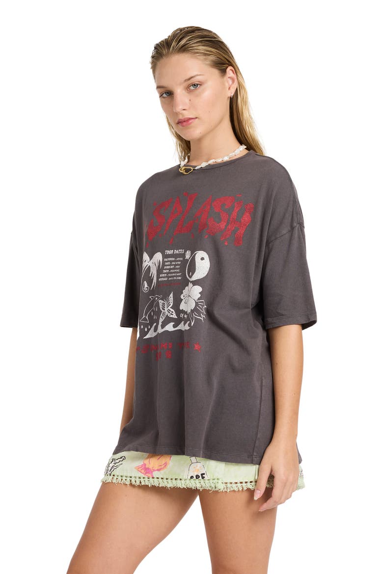 x Lottie Hall Graphic T-Shirt, Alternate, color, OFF BLACK