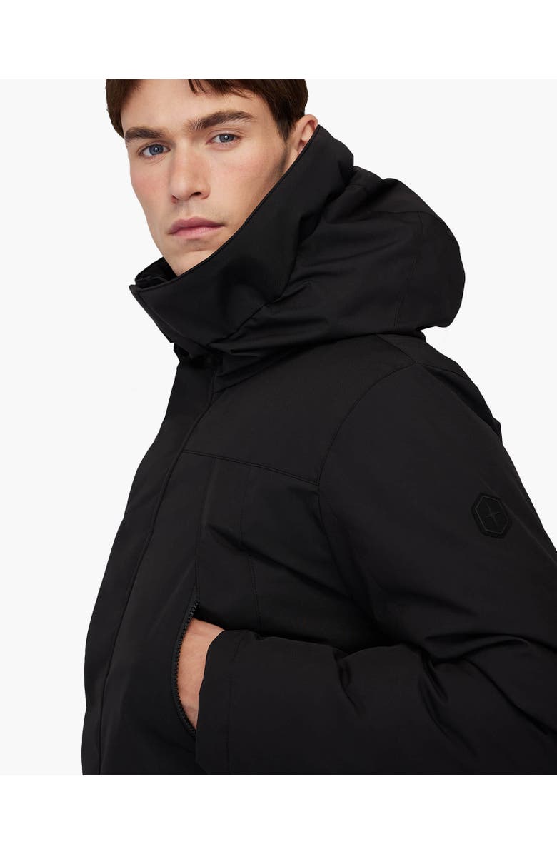 Quartz Co. GRANT | Hooded Down Winter Jacket, Alternate, color, Black