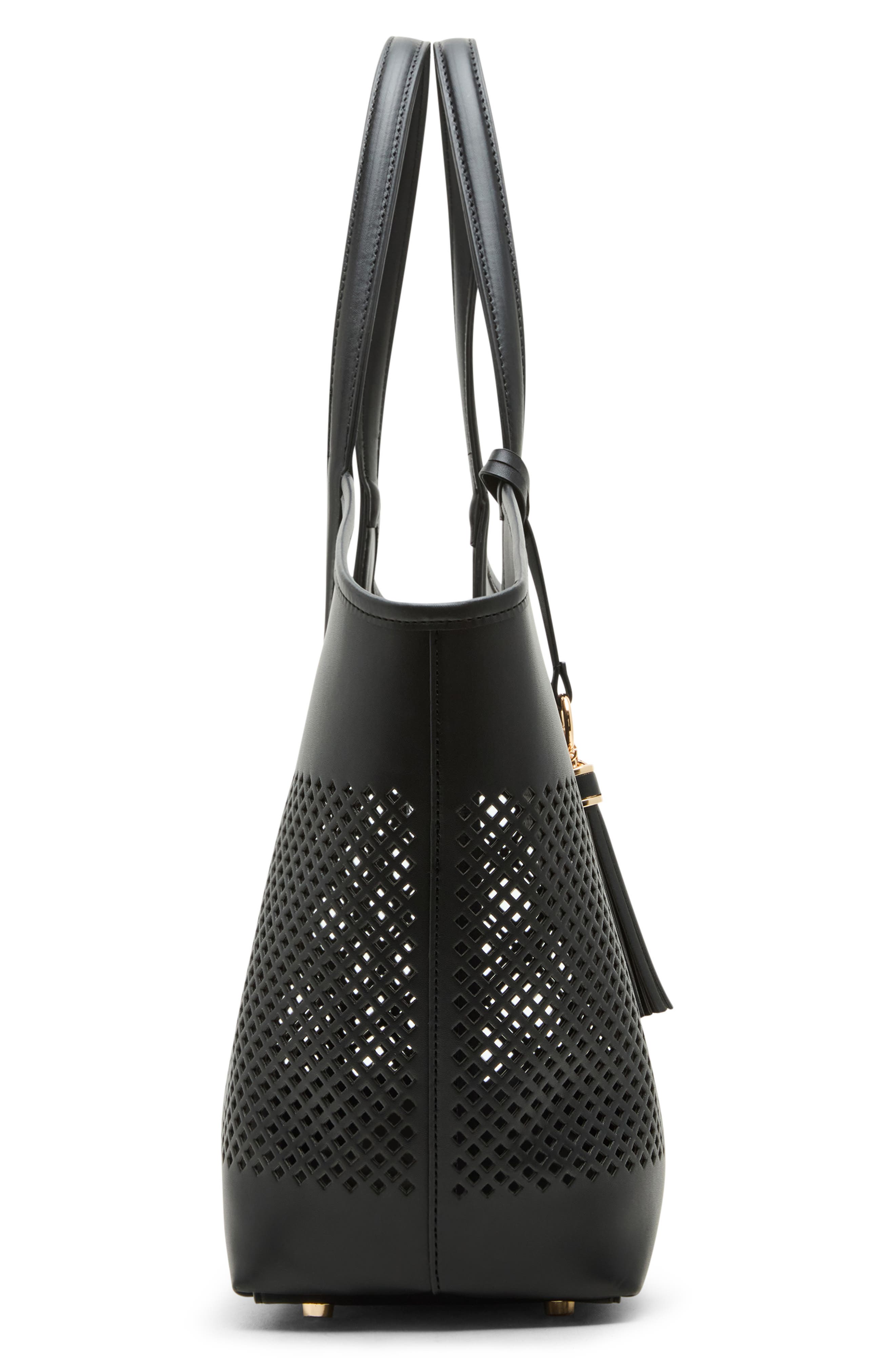 Anne Klein Large Perforated Tote Bag, Alternate, color, 