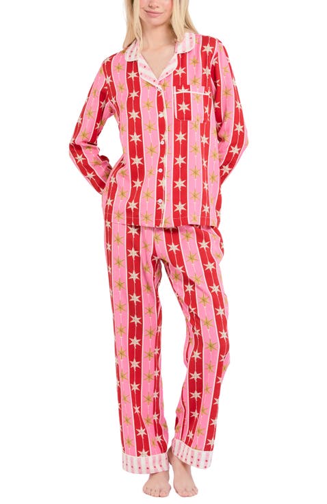 Tree Topper Long Sleeve Pajama Pants Set