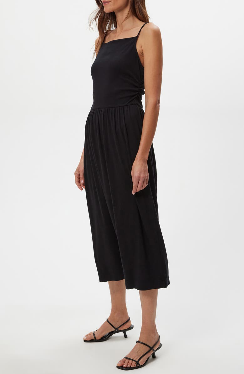 Michael Stars Matilda A-Line Midi Dress, Alternate, color, Black