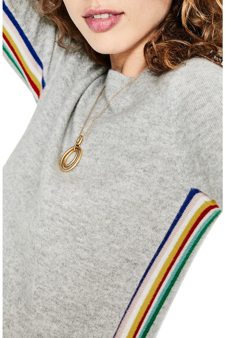 Cashmere Sweater, Alternate, color, GREY PLACEMENT STRIPE