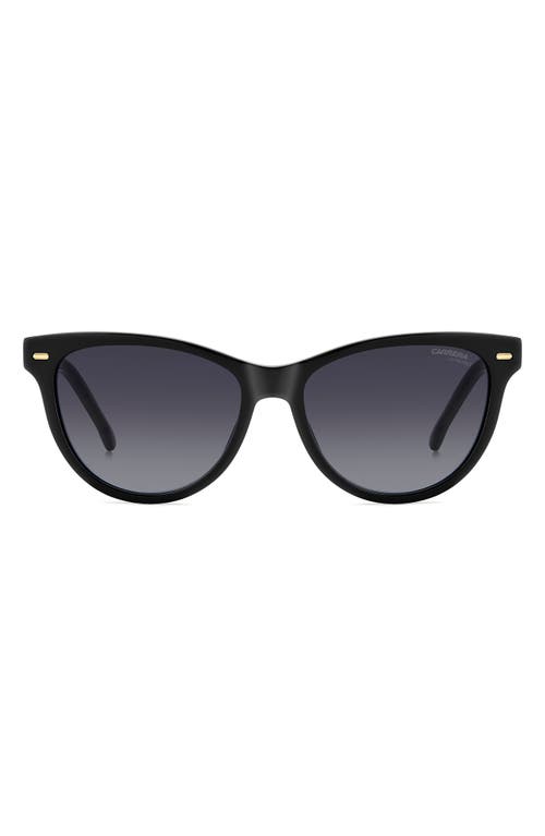 Carrera Eyewear 54mm Cat Eye Sunglasses in Black/Grey Shaded  product