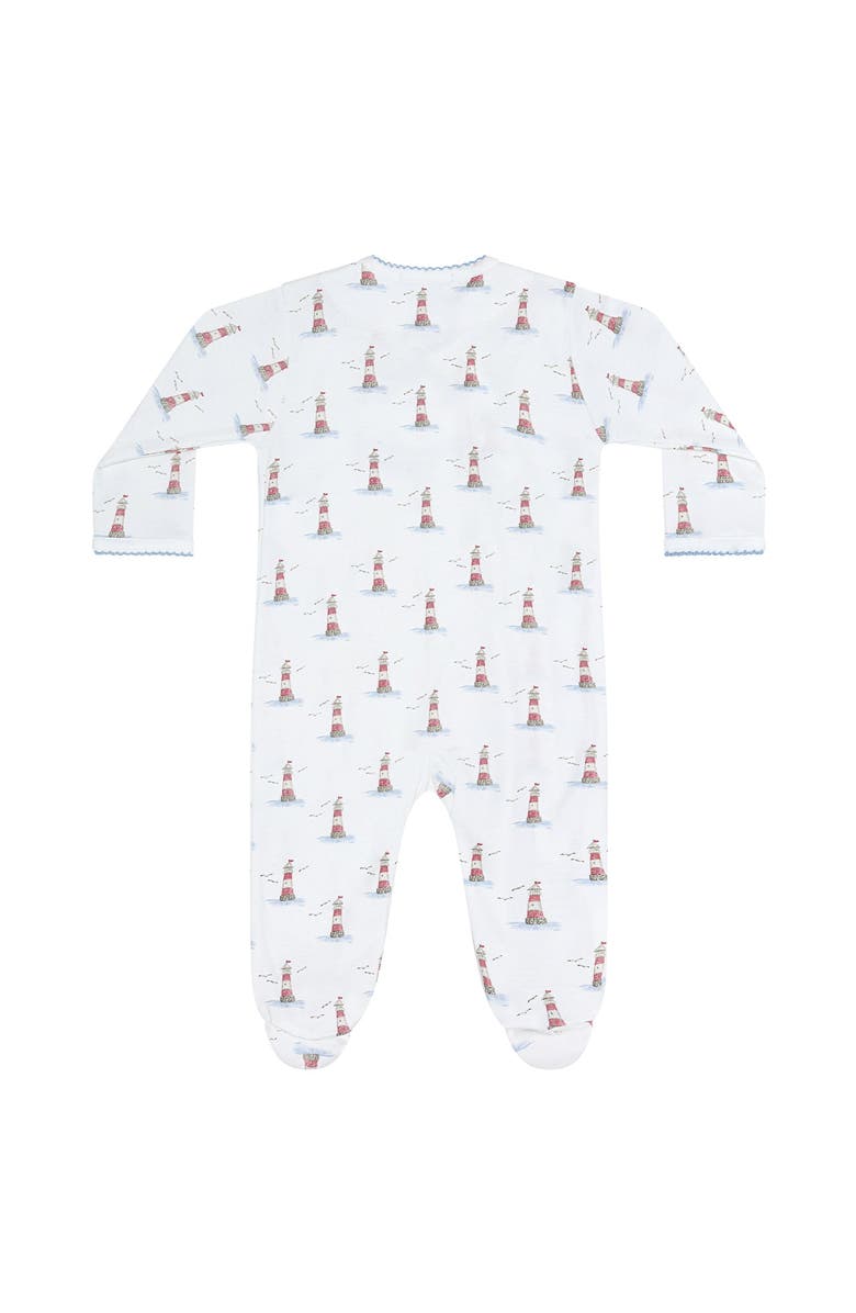 Nellapima Lighthouse Crossover Footie - Baby, Alternate, color, Blue