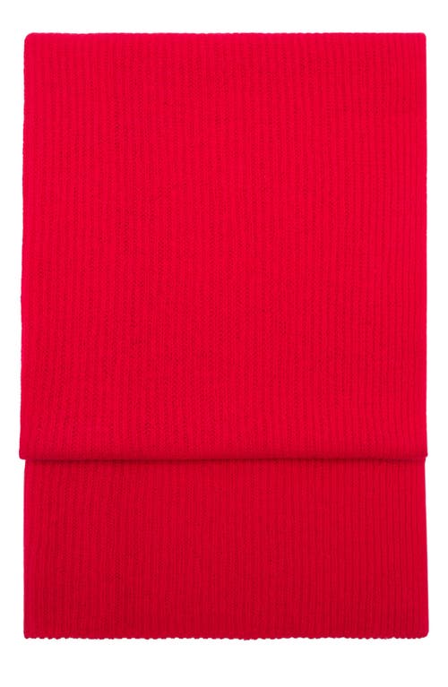 Mango Knit Scarf In Red