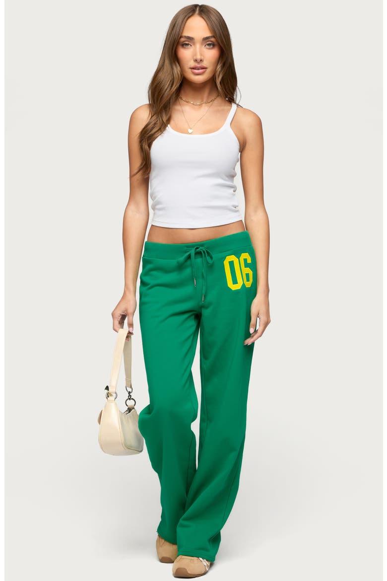 '06 Cotton Blend Sweatpants, Alternate, color, GREEN