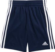 adidas Kids' Core 3-Stripe Mesh Shorts