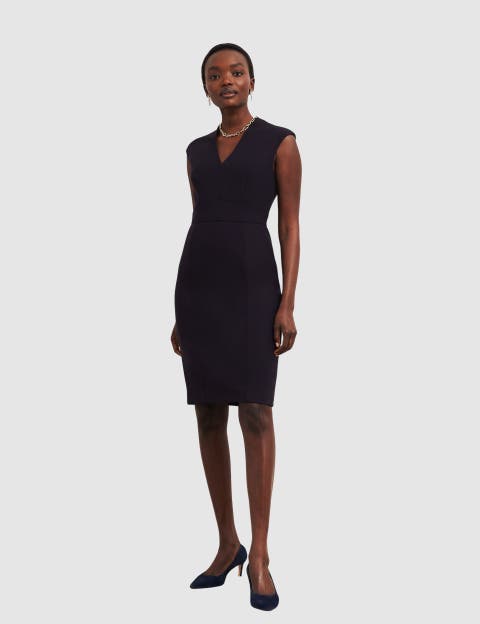 Aly V-Neck Knee Length Dress