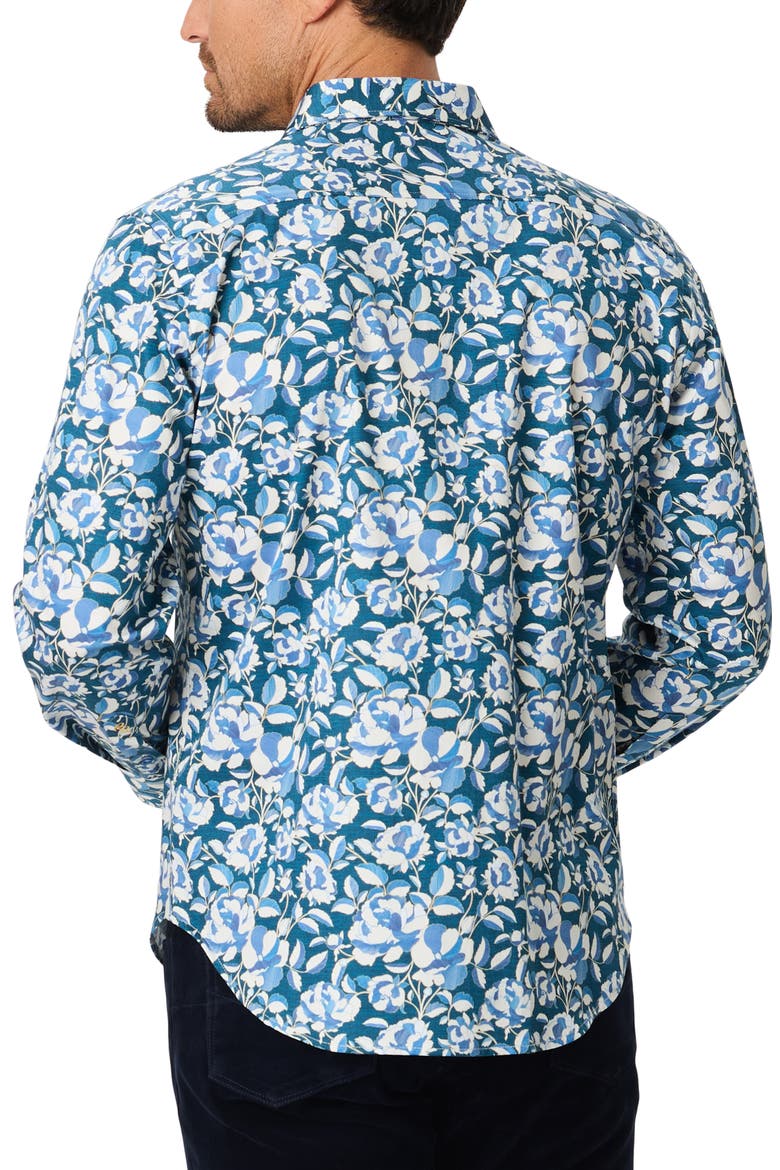 Euclid Long Sleeve Stretch Cotton Shirt, Alternate, color, MULTI