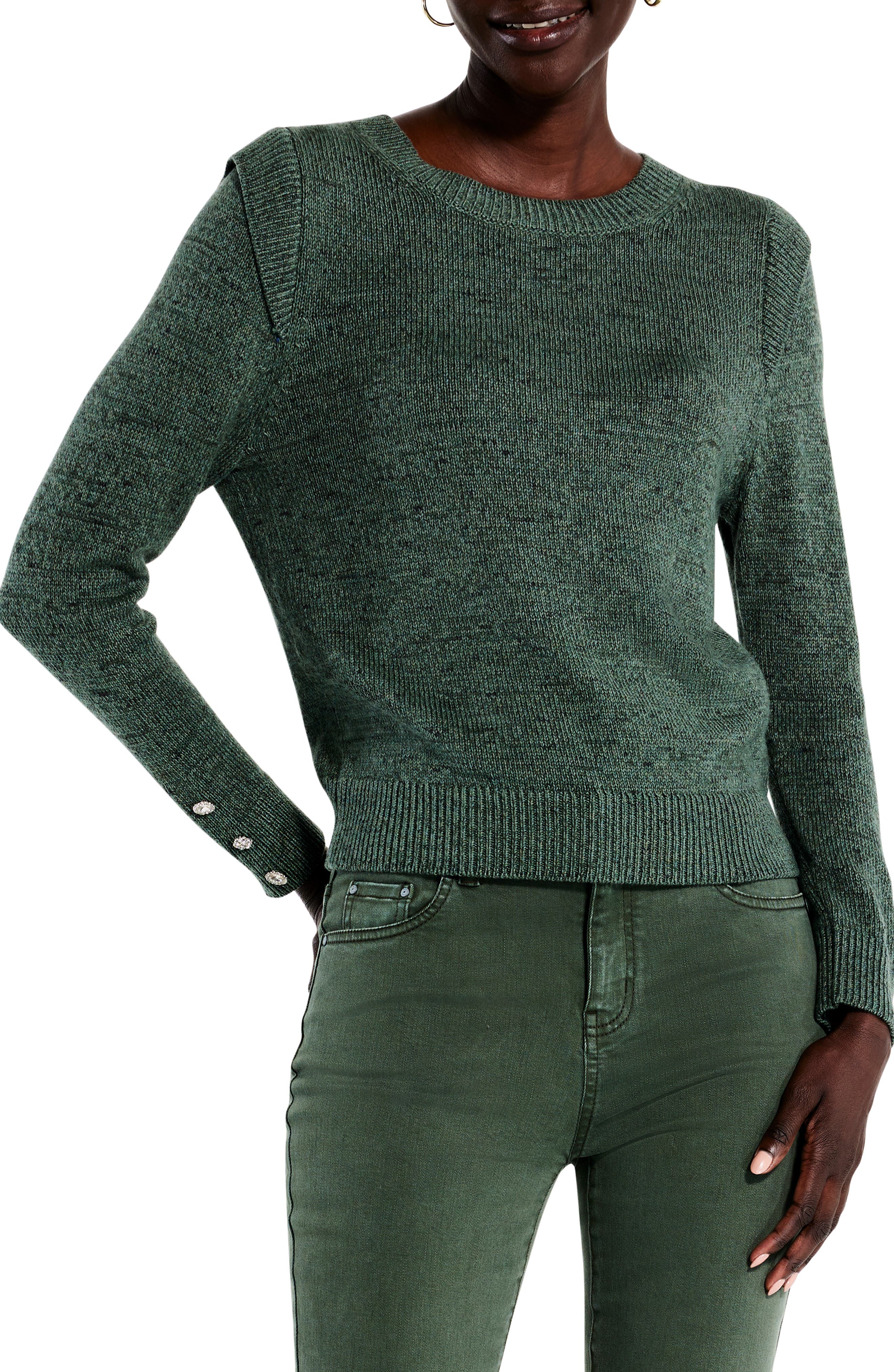NIC+ZOE Playful Cuff Sweater