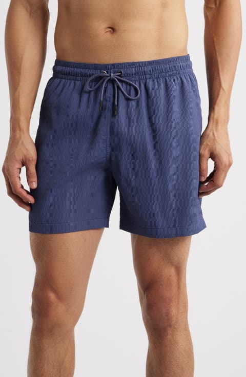 Sketches Textured 5.5-Inch Swim Trunks