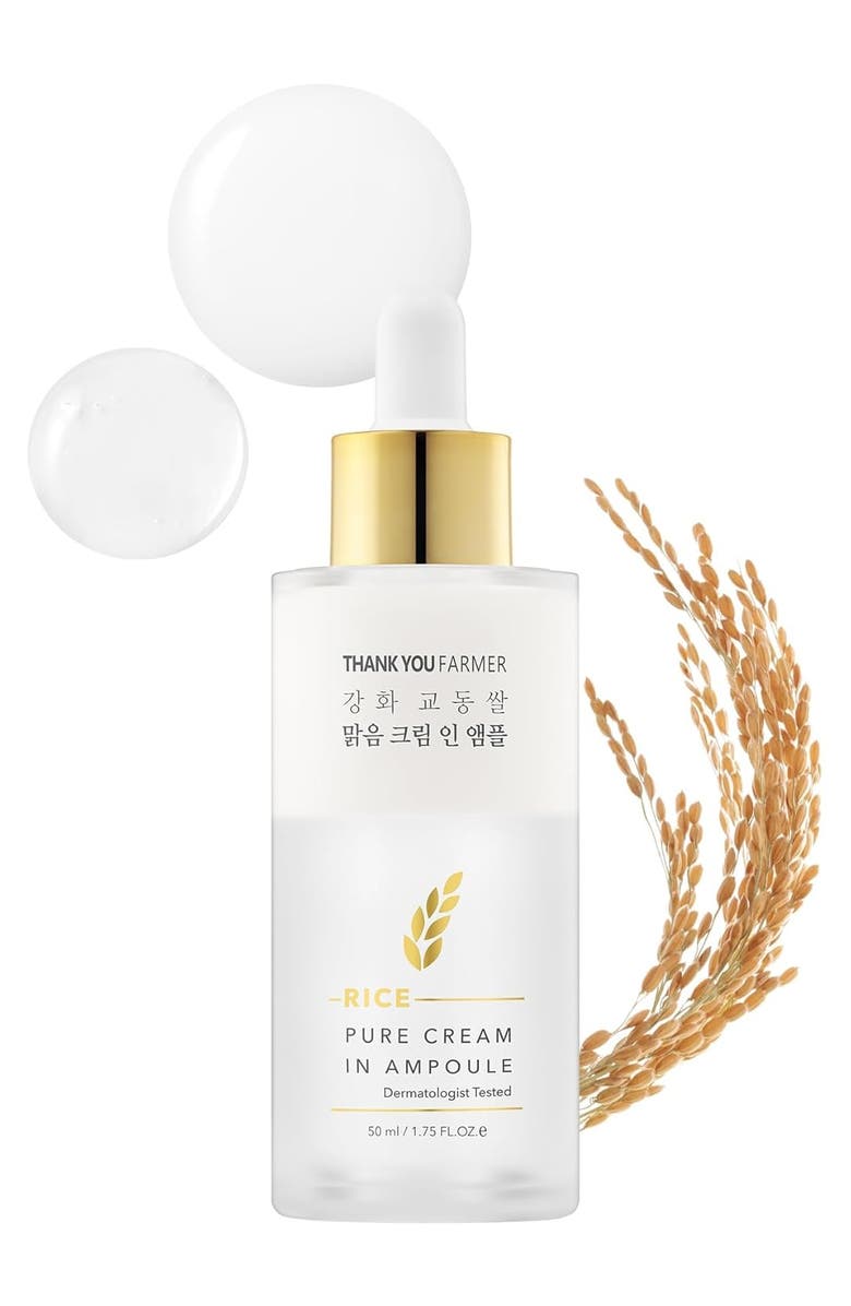 THANK YOU FARMER Rice Pure Cream in Ampoule, Alternate, color, NO COLOR
