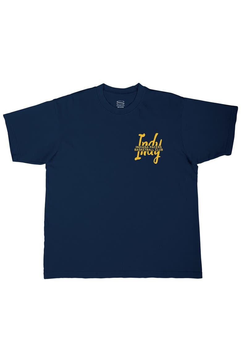 Unisex Stadium Essentials  Navy Indiana Pacers Urban T-Shirt, Alternate, color, Navy