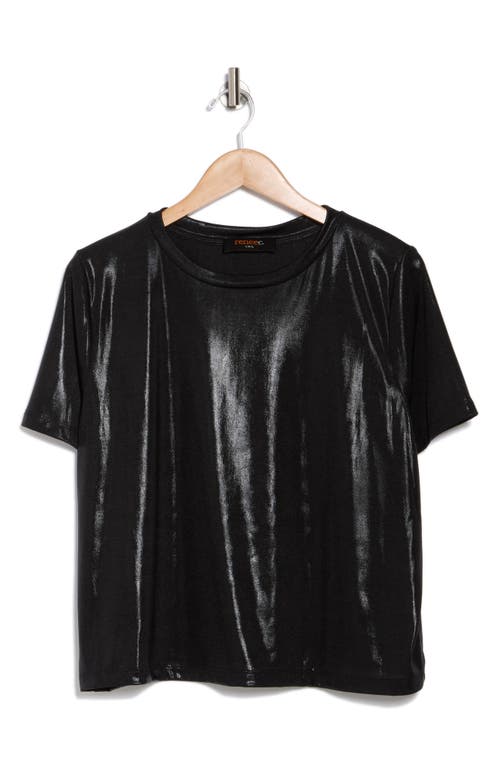 Renee C Metallic Crewneck T-shirt