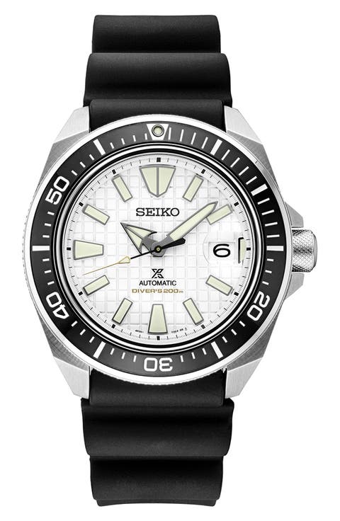 Prospex Diver Automatic Silicone Strap Watch, 44mm