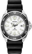 SEIKO WATCHES Prospex Diver Automatic Silicone Strap Watch, 44mm