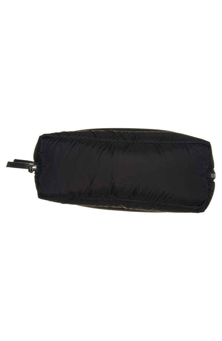 Moncler Caradoc Quilted Nylon Cosmetics Case, Alternate, color, Black